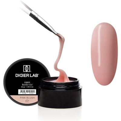 DIDIER LAB Premium Fiber Builder Gel Pink Blush Self-Leveling HEMA-Free Builder Gel for Nails Ultra-Strong LED UV Fiberglass Gel For Nail Repair Refills and Extensions High-Adhesion Formula 50g DIDIER LAB Premium Fiber Builder Gel Pink Blush Self-Leveling HEMA-Free Builder Gel for Nails Ultra-Strong LED UV Fiberglass Gel For Nail Repair Refills and Extensions High-Adhesion Formula 50g