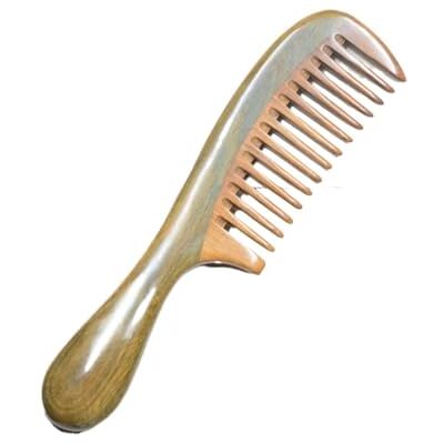 YGMNQAL Hair Comb 1pc Natural Green Ebony Hair Comb 18.5cm Wide Tooth Massage Hairbrush For Curly Drum Handle Brush For Women(18CM-wide tooth) YGMNQAL Hair Comb 1pc Natural Green Ebony Hair Comb 18.5cm Wide Tooth Massage Hairbrush For Curly Drum Handle Brush For Women(18CM-wide tooth)