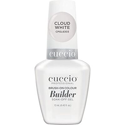 Cuccio Brush on Colour Builder Gel with Calcium LED/UV 13ml Cloud White Cuccio Brush on Colour Builder Gel with Calcium LED/UV 13ml Cloud White