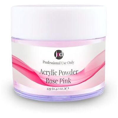 JND Acrylic Powder Professional Salon Quality Acrylic Nails Extension Nail Art (Rose Pink, 12 g) JND Acrylic Powder Professional Salon Quality Acrylic Nails Extension Nail Art (Rose Pink, 12 g)