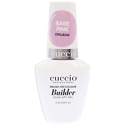 Cuccio Builder Gel for Nails 13ml, Hard Builder Gel for Nail Extensions, Nail Sculpting, Overlay, Nail Strengthening, UV/LED Cure, Professional Salon Use, Bare Pink Cuccio Builder Gel for Nails 13ml, Hard Builder Gel for Nail Extensions, Nail Sculpting, Overlay, Nail Strengthening, UV/LED Cure, Professional Salon Use, Bare Pink