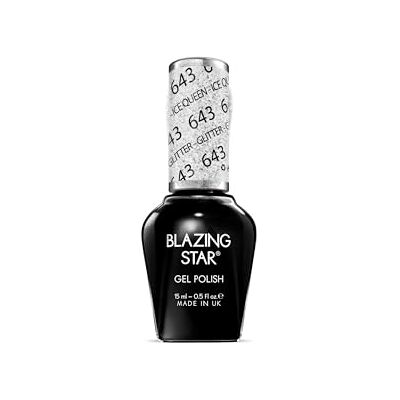 BLAZINGSTAR 643 Ice Queen 15 ml Soak Off Gel Nail Polish BLAZINGSTAR 643 Ice Queen 15 ml Soak Off Gel Nail Polish