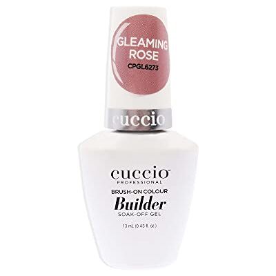 Cuccio Builder Gel for Nails 13ml, Hard Builder Gel for Nail Extensions, Nail Sculpting, Overlay, Nail Strengthening, UV/LED Cure, Professional Salon Use, Gleaming Rose Cuccio Builder Gel for Nails 13ml, Hard Builder Gel for Nail Extensions, Nail Sculpting, Overlay, Nail Strengthening, UV/LED Cure, Professional Salon Use, Gleaming Rose