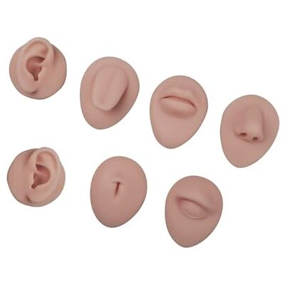Shuade Cosmetic Training Model Set with Detailed Eyebrow Lip Eyelining Practice Surfaces 3 Color Option Silicone Embroidery Training Shuade Cosmetic Training Model Set with Detailed Eyebrow Lip Eyelining Practice Surfaces 3 Color Option Silicone Embroidery Training
