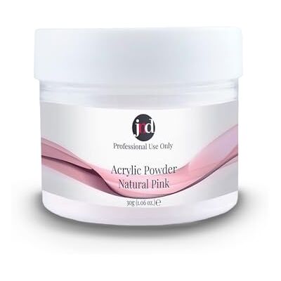 JND Acrylic Powder Professional Salon Quality Acrylic Nails Extension Nail Art (Natural Pink, 30 g) JND Acrylic Powder Professional Salon Quality Acrylic Nails Extension Nail Art (Natural Pink, 30 g)