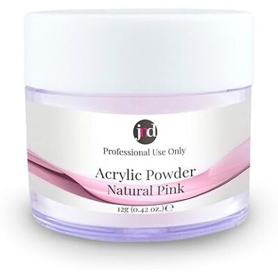 JND Acrylic Powder Professional Salon Quality Acrylic Nails Extension Nail Art (Natural Pink, 12g) JND Acrylic Powder Professional Salon Quality Acrylic Nails Extension Nail Art (Natural Pink, 12g)