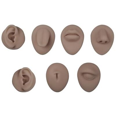 FHGSPQWM Cosmetic Training Model Set with Detailed Eyebrow Lip Eyelining Practice Surfaces 3 Color Option Silicone Embroidery Template FHGSPQWM Cosmetic Training Model Set with Detailed Eyebrow Lip Eyelining Practice Surfaces 3 Color Option Silicone Embroidery Template