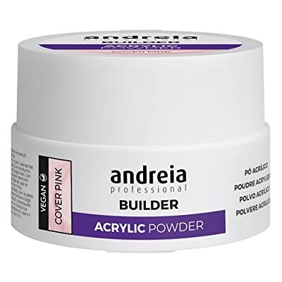 Andreia Professional Acrylic Builder Powder for Nail Extensions Self Levelling, Durable, Long Lasting Salon Quality Cover Pink 20g Andreia Professional Acrylic Builder Powder for Nail Extensions Self Levelling, Durable, Long Lasting Salon Quality Cover Pink 20g
