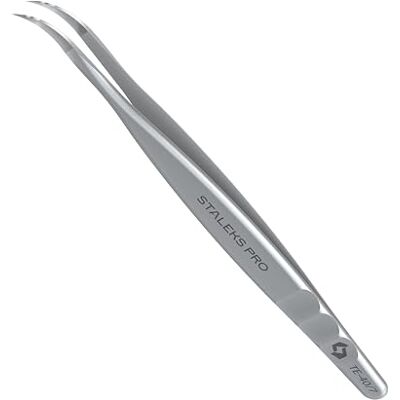 STALEKS PRO STALEKS Expert 40 Professional Eyelash Tweezers Type 7 (Curved) STALEKS PRO STALEKS Expert 40 Professional Eyelash Tweezers Type 7 (Curved)