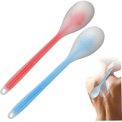 Ameble Back Lotion Applicator 2-Pack Long Handle Sunscreen and Body Lotion Applicator for Back, Ergonomic Self-Tanning and Moisturiser Tool for Women and Men Ameble Back Lotion Applicator 2-Pack Long Handle Sunscreen and Body Lotion Applicator for Back, Ergonomic Self-Tanning and Moisturiser Tool for Women and Men