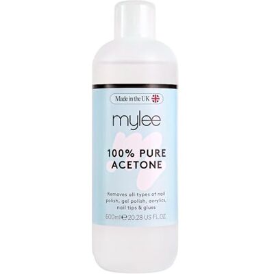 Mylee 100% Pure Acetone (600ml) Gel Nail Polish Remover Mylee 100% Pure Acetone (600ml) Gel Nail Polish Remover
