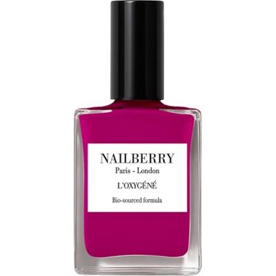 Nailberry L'Oxygéné Oxygenated Nail Lacquer Fuchsia In Love Brilliant Fuchsia Pink Opaque UV Protected Long-Wear Nail Polish 21-Free Vegan Certified Halal Cruelty & Gluten Free 14 ml Nailberry L'Oxygéné Oxygenated Nail Lacquer Fuchsia In Love Brilliant Fuchsia Pink Opaque UV Protected Long-Wear Nail Polish 21-Free Vegan Certified Halal Cruelty & Gluten Free 14 ml
