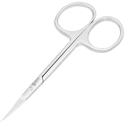 BRAVO BROS Nail Manicure Scissors for Beard/Mustache, Ear, Facial Hair, Eyebrows, Eyelashes for Men and Women (Nail Scissor 1) BRAVO BROS Nail Manicure Scissors for Beard/Mustache, Ear, Facial Hair, Eyebrows, Eyelashes for Men and Women (Nail Scissor 1)