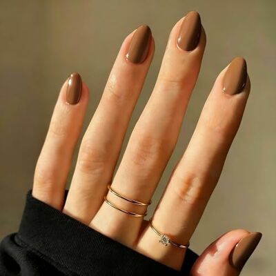 SXVME Light Tan Brown Press On Nails Short Oval, Glossy Short False Nails Almond, Salon Quality Manicure, Reusable Soft Gel Fake Nails for Women Everyday Wear, 24 Pcs SXVME Light Tan Brown Press On Nails Short Oval, Glossy Short False Nails Almond, Salon Quality Manicure, Reusable Soft Gel Fake Nails for Women Everyday Wear, 24 Pcs