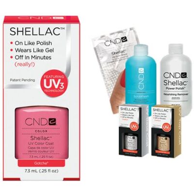 CND Shellac Starter Kit Manicure and Pedicure Set, Gotcha CND Shellac Starter Kit Manicure and Pedicure Set, Gotcha