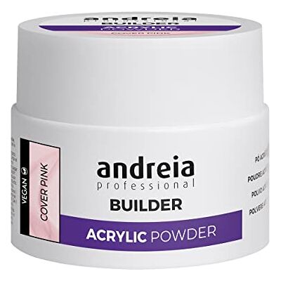 Andreia Professional Acrylic Builder Powder for Nail Extensions Self Levelling, Durable, Long Lasting Salon Quality Cover Pink 35g Andreia Professional Acrylic Builder Powder for Nail Extensions Self Levelling, Durable, Long Lasting Salon Quality Cover Pink 35g