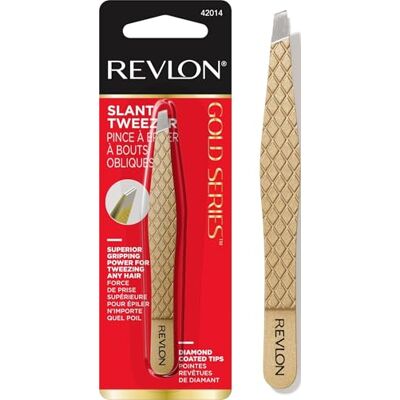 Revlon Gold Series Slant Tweezers 1 Count Revlon Gold Series Slant Tweezers 1 Count