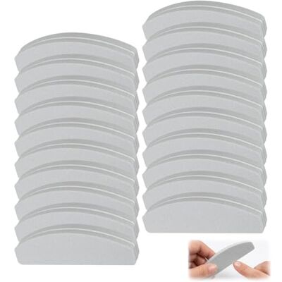 Vextpiratory 20 Pcs Nail Buffer Blocks Grey Sponge Buffing Blocks for Acrylic and Gel Nails, 100-180 Grit Buffing Block Set, Nail Files and Buffers for Natural Nails (Grey) Vextpiratory 20 Pcs Nail Buffer Blocks Grey Sponge Buffing Blocks for Acrylic and Gel Nails, 100-180 Grit Buffing Block Set, Nail Files and Buffers for Natural Nails (Grey)