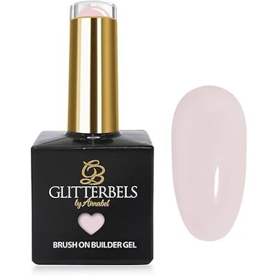 Glitterbels by Annabel Glitterbels Brush On Builder Gel Pilates Pink 17ml Glitterbels by Annabel Glitterbels Brush On Builder Gel Pilates Pink 17ml