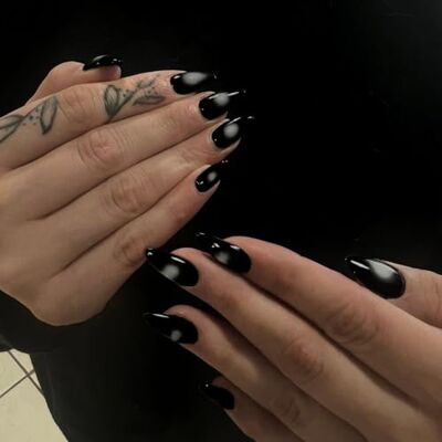 SXVME Blush Black Press on Nails Short Almond Shape, French False Nails Press ons, White Black Fake Nails Short Stiletto, Gradient Color Full Cover Reusable Medium Glue on Nail for Women, 24 Pcs SXVME Blush Black Press on Nails Short Almond Shape, French False Nails Press ons, White Black Fake Nails Short Stiletto, Gradient Color Full Cover Reusable Medium Glue on Nail for Women, 24 Pcs