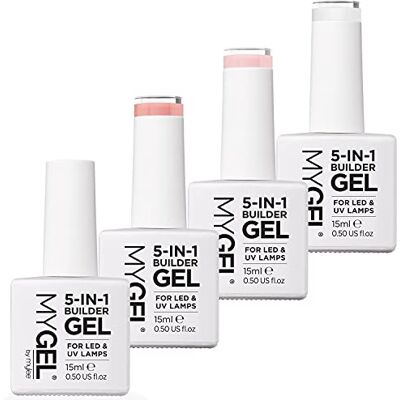 Mylee 5 in 1 Builder Base Strengthening Gel 15ml (All Shades) Mylee 5 in 1 Builder Base Strengthening Gel 15ml (All Shades)