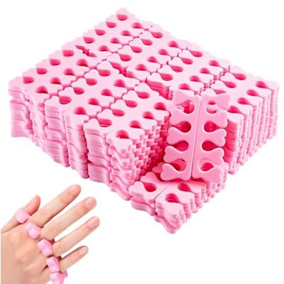 YHTCC 50 PCS Toe Separators,Soft Sponge Nail Toe Separator Divider YHTCC 50 PCS Toe Separators,Soft Sponge Nail Toe Separator Divider