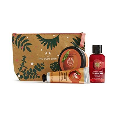 The Body Shop Sweet Mango and Strawberry Holiday Beauty Bag The Body Shop Sweet Mango and Strawberry Holiday Beauty Bag