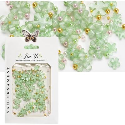 Tertioi 1 Bag Mixed Flower Nail Charms 3D Resin Rhinestone Nail Art Supplies Manicure Nail Decoration Resin Flower Claw For Women Tertioi 1 Bag Mixed Flower Nail Charms 3D Resin Rhinestone Nail Art Supplies Manicure Nail Decoration Resin Flower Claw For Women