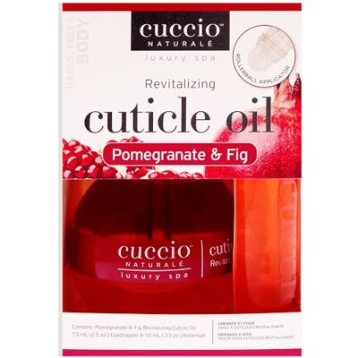 Cuccio Naturale Revitalizing Cuticle Oil Duo Pack Pomegranate & Fig- 68ml and 10ml Roll-on Cuccio Naturale Revitalizing Cuticle Oil Duo Pack Pomegranate & Fig- 68ml and 10ml Roll-on
