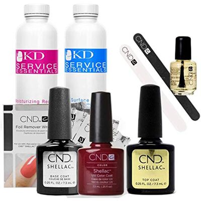 CND Shellac Starter Kit Manicure and Pedicure Set, Decadence CND Shellac Starter Kit Manicure and Pedicure Set, Decadence