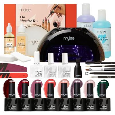 Mylee Massive Kit, Grande LED Lamp, Professional Gel Polish Set Mylee Massive Kit, Grande LED Lamp, Professional Gel Polish Set