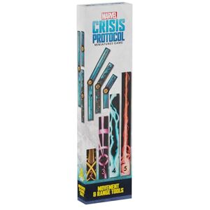 Asmodee Marvel Crisis Protocol Range and Movement Tools Tabletop Miniatures Accessory Ages 14+ 2 Players 90 Minutes Playing Time Asmodee Marvel Crisis Protocol Range and Movement Tools Tabletop Miniatures Accessory Ages 14+ 2 Players 90 Minutes Playing Time
