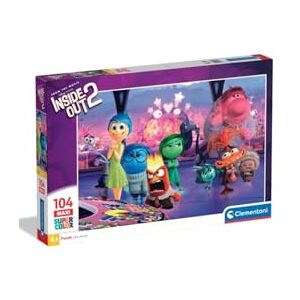 Clementoni Puzzle 104 pieces Maxi Inside Out 2, Disney, Puzzle for Kids, Made in Italy, 25070 Clementoni Puzzle 104 pieces Maxi Inside Out 2, Disney, Puzzle for Kids, Made in Italy, 25070