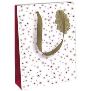 Clairefontaine X-29508-2C Large Gift Bags - Red Stars on White Background Clairefontaine X-29508-2C Large Gift Bags - Red Stars on White Background