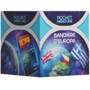 Cranio Creations Pocket Memo Line Flags of Europe, A New Way to Play and Learn with Memory, Italian Edition Cranio Creations Pocket Memo Line Flags of Europe, A New Way to Play and Learn with Memory, Italian Edition