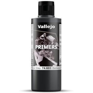 Vallejo Acrylic Primer Dunkelgrau RAL7021, Fast-Drying Spray for Airbrush, 200 ml, Ideal for Modeling and Miniatures Vallejo Acrylic Primer Dunkelgrau RAL7021, Fast-Drying Spray for Airbrush, 200 ml, Ideal for Modeling and Miniatures