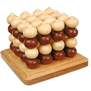 Small Foot 4462 Tic Tac Toe game in 3D, strategic board game on multiple levels for two persons, from 5 years on Small Foot 4462 Tic Tac Toe game in 3D, strategic board game on multiple levels for two persons, from 5 years on