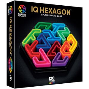 SmartGames IQ Deluxe Hexagon, Puzzle Game with 120 Challenges, Ages 14+ SmartGames IQ Deluxe Hexagon, Puzzle Game with 120 Challenges, Ages 14+
