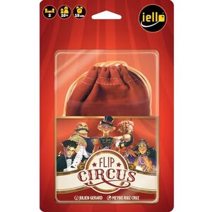 IELLO Flip Circus Card Game Ages 10+ 2 Players 15 Minutes Playing Time IELLO Flip Circus Card Game Ages 10+ 2 Players 15 Minutes Playing Time