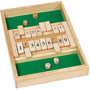 Goki Wooden Double Shut the Box Game Goki Wooden Double Shut the Box Game