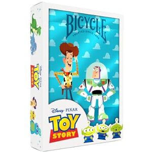 Bicycle Disney Toy Story Inspired Playing Cards Woody, Buzz Lightyear & More, Yellow Bicycle Disney Toy Story Inspired Playing Cards Woody, Buzz Lightyear & More, Yellow