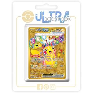 my-booster Pikachu ex 247/191 Tera Shiny Gold X Écarlate et Violet 8 Étincelles Déferlantes Box of 10 Pokemon French Cards my-booster Pikachu ex 247/191 Tera Shiny Gold X Écarlate et Violet 8 Étincelles Déferlantes Box of 10 Pokemon French Cards