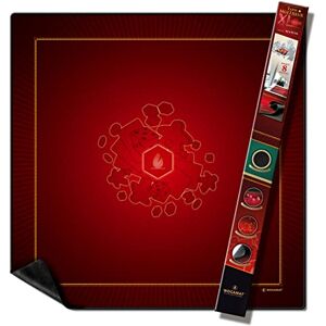WOGAMAT Large Game Mat Neoprene Red 92 x 92 cm - for Cards, Dice, Board Games WOGAMAT Large Game Mat Neoprene Red 92 x 92 cm - for Cards, Dice, Board Games