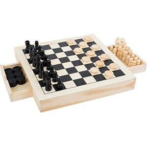 Small Foot Chess, Draughts & Nine Men's Morris Game Set Small Foot Chess, Draughts & Nine Men's Morris Game Set