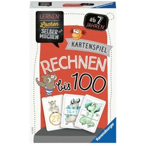 Ravensburger 80660 Learning Laughter DIY: Calculate up to 100, Children's Game from 7 Years, Educational Game for 1-5 Players, Card Game, Black Ravensburger 80660 Learning Laughter DIY: Calculate up to 100, Children's Game from 7 Years, Educational Game for 1-5 Players, Card Game, Black