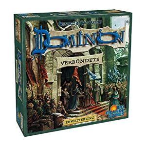 Rio Dominion Allies, White Board Game Expansion 400 Cards, Trays, Metal Markers For 2 to 4 Players Aged 13 and Over Rio Dominion Allies, White Board Game Expansion 400 Cards, Trays, Metal Markers For 2 to 4 Players Aged 13 and Over