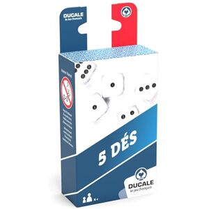 LA DUCALE Yams 130010722 Ducal the French Game 5 Dice 18 mm Travel Game LA DUCALE Yams 130010722 Ducal the French Game 5 Dice 18 mm Travel Game
