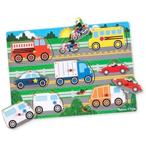 Melissa & Doug Wooden Vehicle Peg Puzzle – Interactive Learning Toy for Toddlers, Educational Gift for Kids Age 2 Plus Melissa & Doug Wooden Vehicle Peg Puzzle – Interactive Learning Toy for Toddlers, Educational Gift for Kids Age 2 Plus