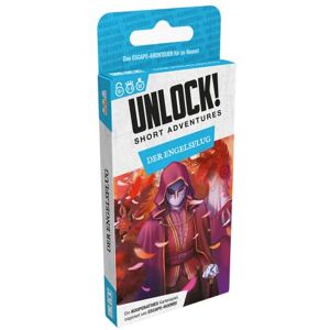 Space Cowboys Asmodee, Unlock! Short Adventures The Angel Flight, Family Game, Puzzle Game, 1-6 Players, From 10+ Years, 30 Minutes, German Space Cowboys Asmodee, Unlock! Short Adventures The Angel Flight, Family Game, Puzzle Game, 1-6 Players, From 10+ Years, 30 Minutes, German