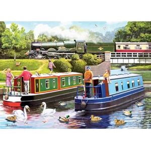Ravensburger Leisure days No.10 Day on the Canal 1000 Piece Jigsaw Puzzles for Adults and Kids Age 12 Years Up Ravensburger Leisure days No.10 Day on the Canal 1000 Piece Jigsaw Puzzles for Adults and Kids Age 12 Years Up